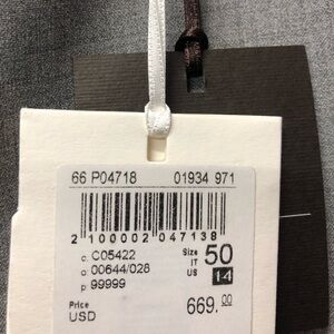 Peserico Charcoal Gray Trousers